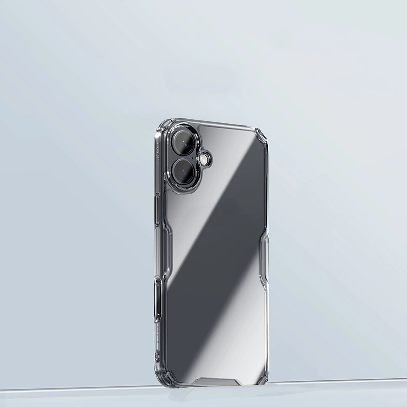 Nillkin Nature Pro Case for iPhone 16 - transparent and white_5