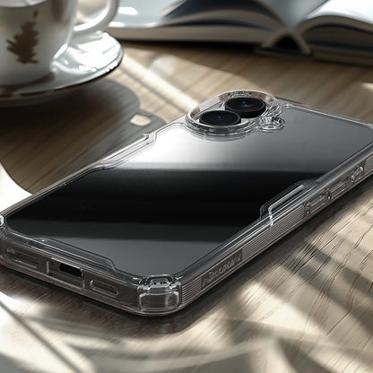 Nillkin Nature Pro Case for iPhone 16 - transparent and white_8