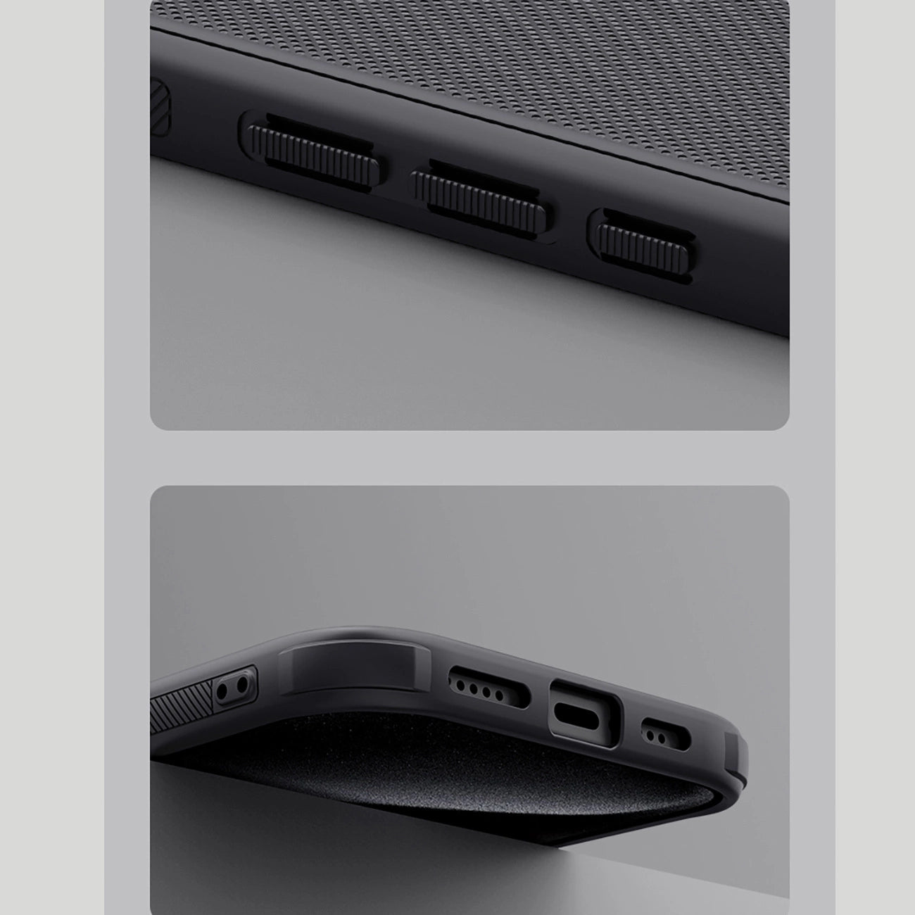 Nillkin Super Frosted Shield Pro Magnetic Case for iPhone 16 Pro - black_12