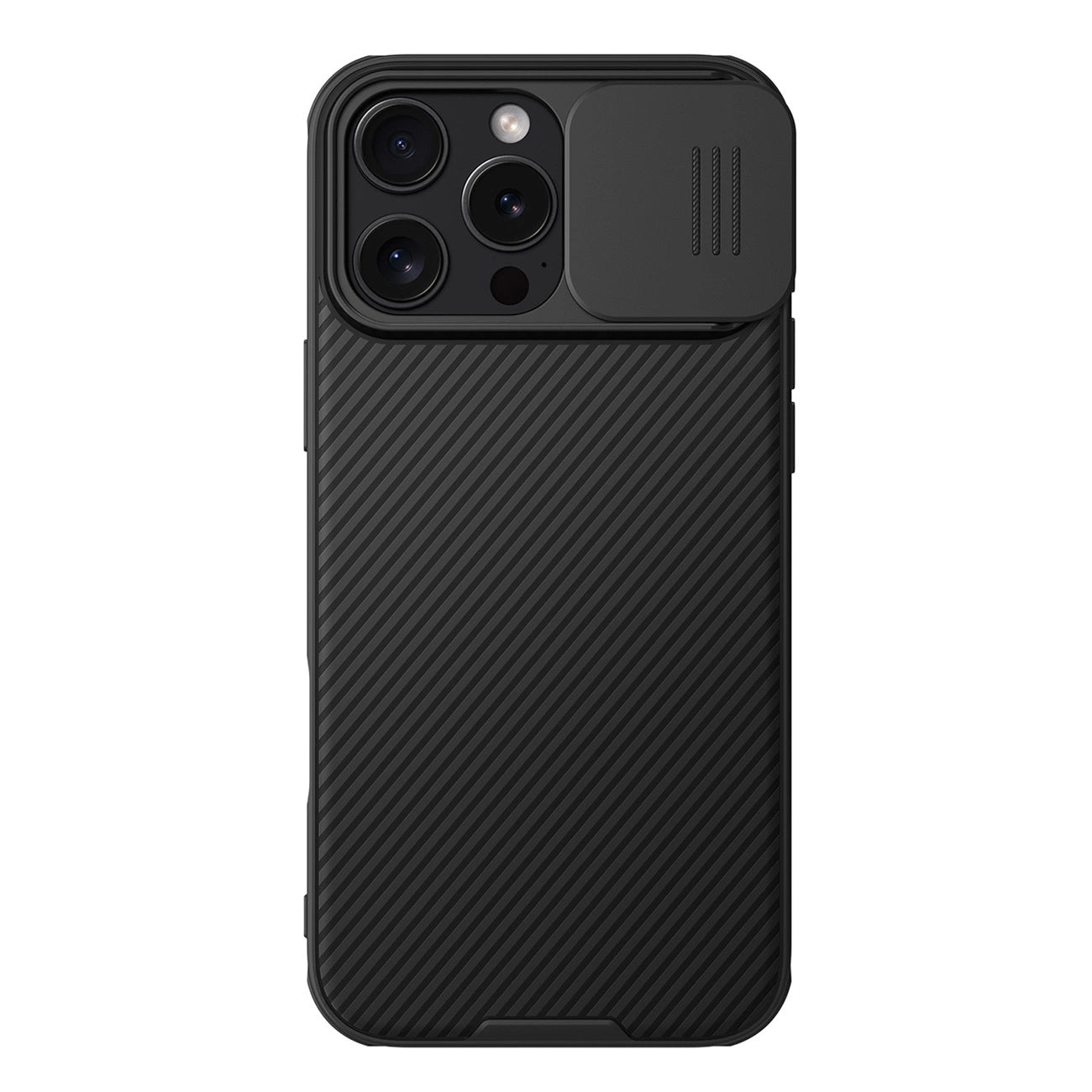 Nillkin CamShield Pro Case for iPhone 16 Pro Max with camera cover - black_1