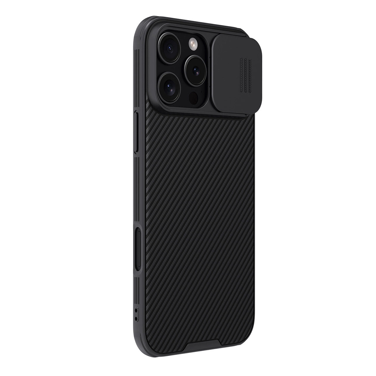 Nillkin CamShield Pro Case for iPhone 16 Pro Max with camera cover - black_3