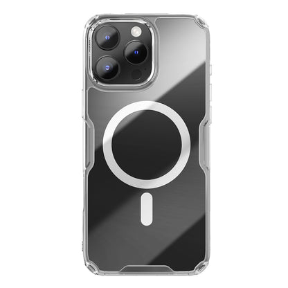 Nillkin Nature Pro Magnetic Case with MagSafe for iPhone 16 - Transparent & White_0