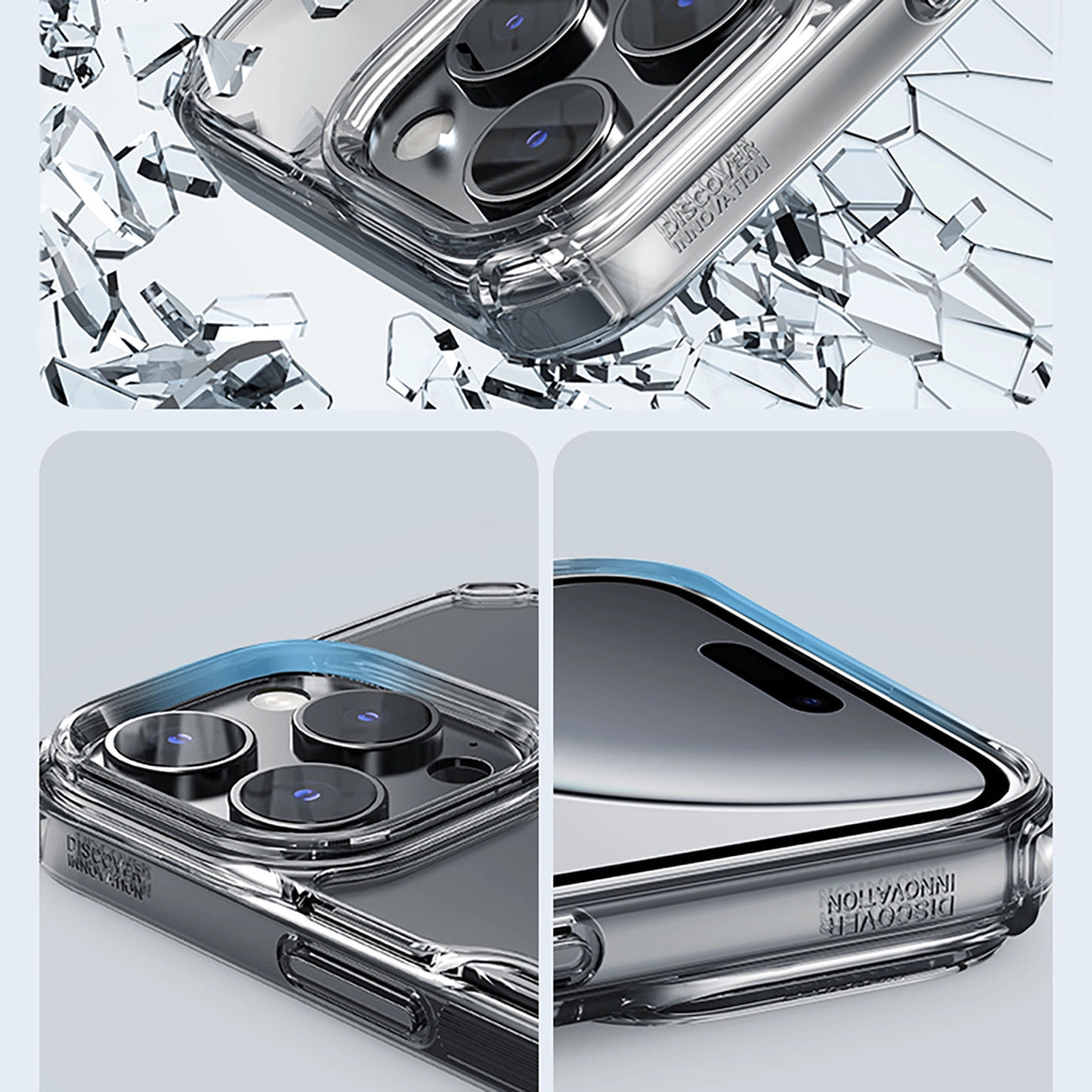 Nillkin Nature Pro Magnetic Case with MagSafe for iPhone 16 - Transparent & White_15