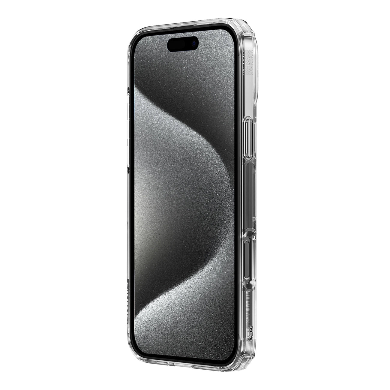 Nillkin Nature Pro Magnetic Case with MagSafe for iPhone 16 - Transparent & White_8