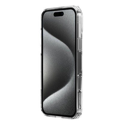 Nillkin Nature Pro Magnetic Case with MagSafe for iPhone 16 - Transparent & White_8