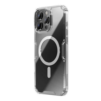 Nillkin Nature Pro Magnetic Case with MagSafe for iPhone 16 Pro - Transparent & White_1
