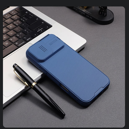 Nillkin CamShield Pro Magnetic Case for iPhone 16 - blue_6
