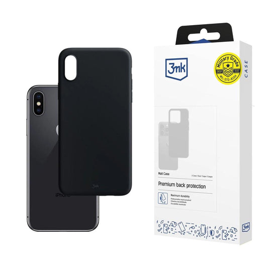 3mk Matt Case for iPhone X / XS - black_0