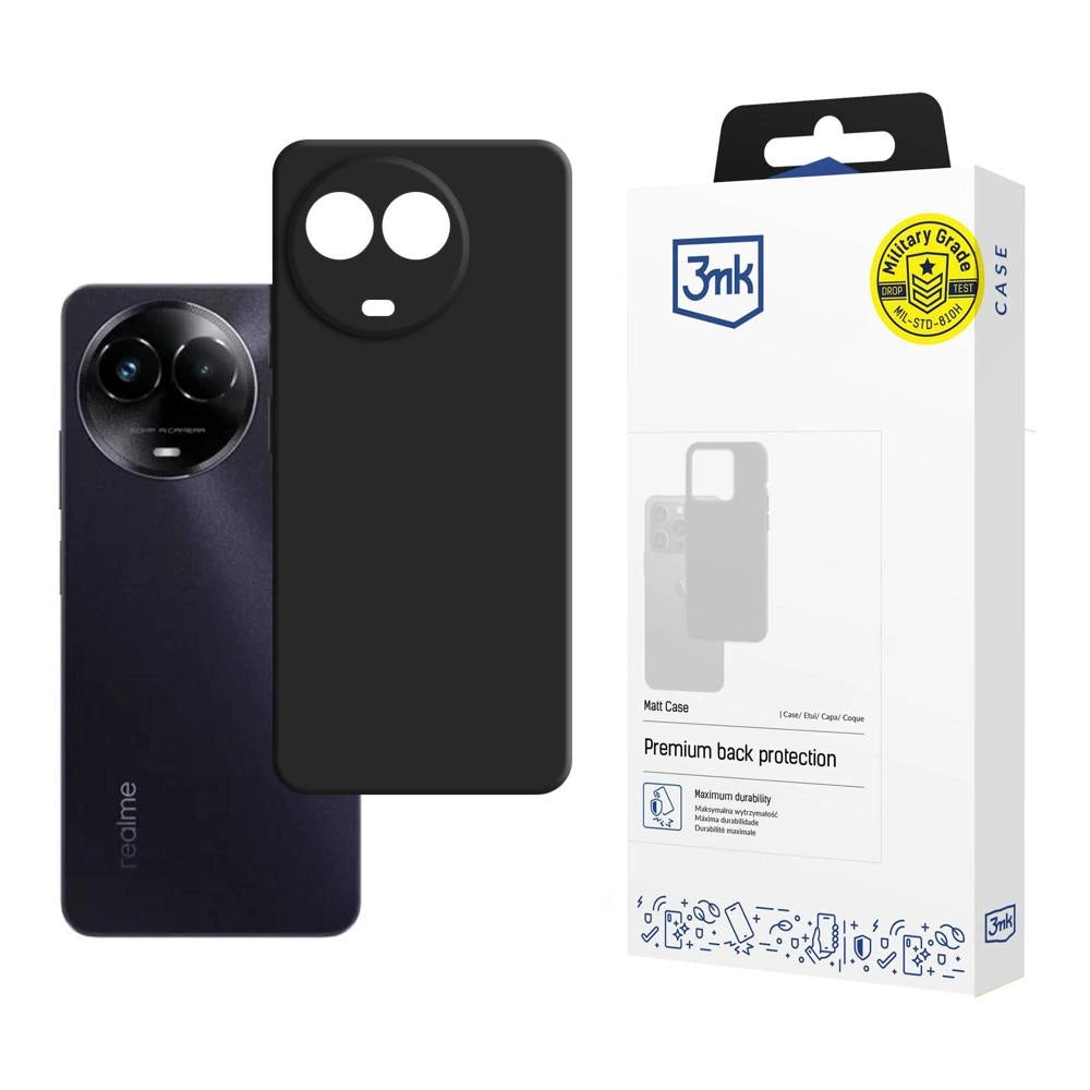 3mk Matt Case for Realme C67 5G - black_0