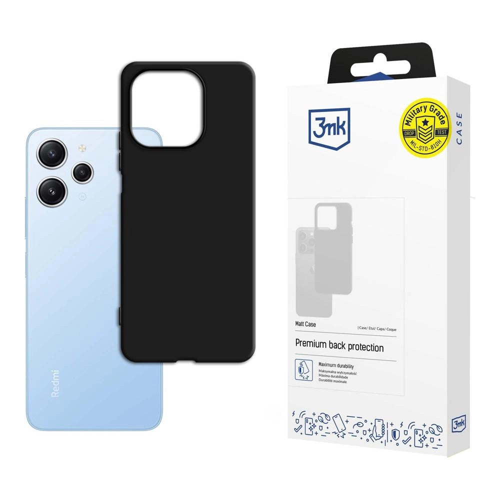 3mk Matt Case for Xiaomi Redmi 12 - black_0
