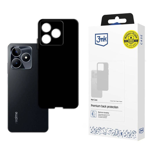 3mk Matt Case for Realme C53 - Black_0