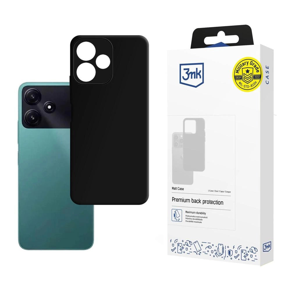 3mk Matt Case for Xiaomi Poco M6 Pro 5G - black_0