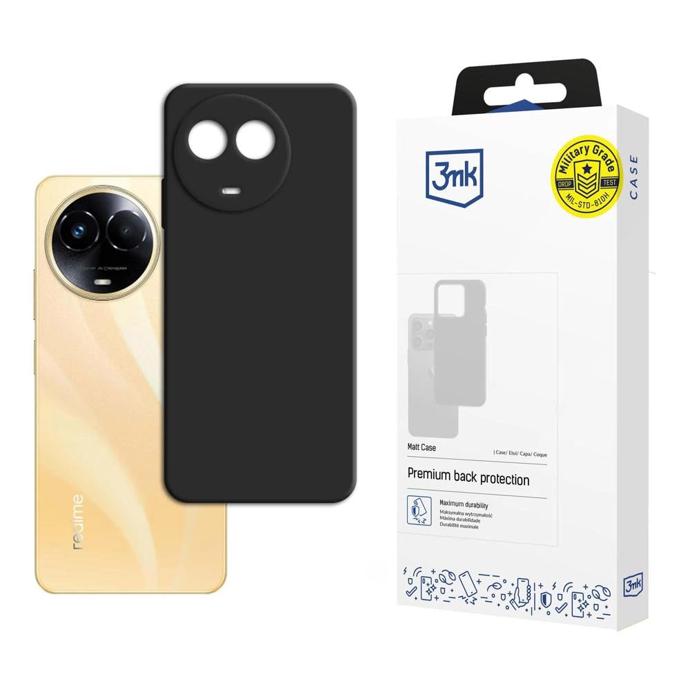 3mk Matt Case for Realme 11 5G - Black_0