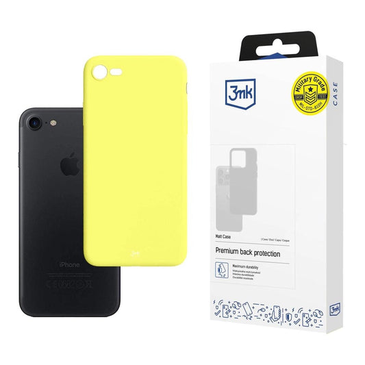 3mk Matt Case for iPhone 7 / 8 / SE 2020 / SE 2022 - yellow_0