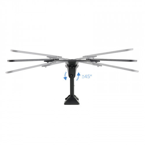 TooQ Soporte Giratorio e Inclinable para Monitor / TV LCD, Plasma de 23â€- 55â€, con Dos Pivotes, Negro_3
