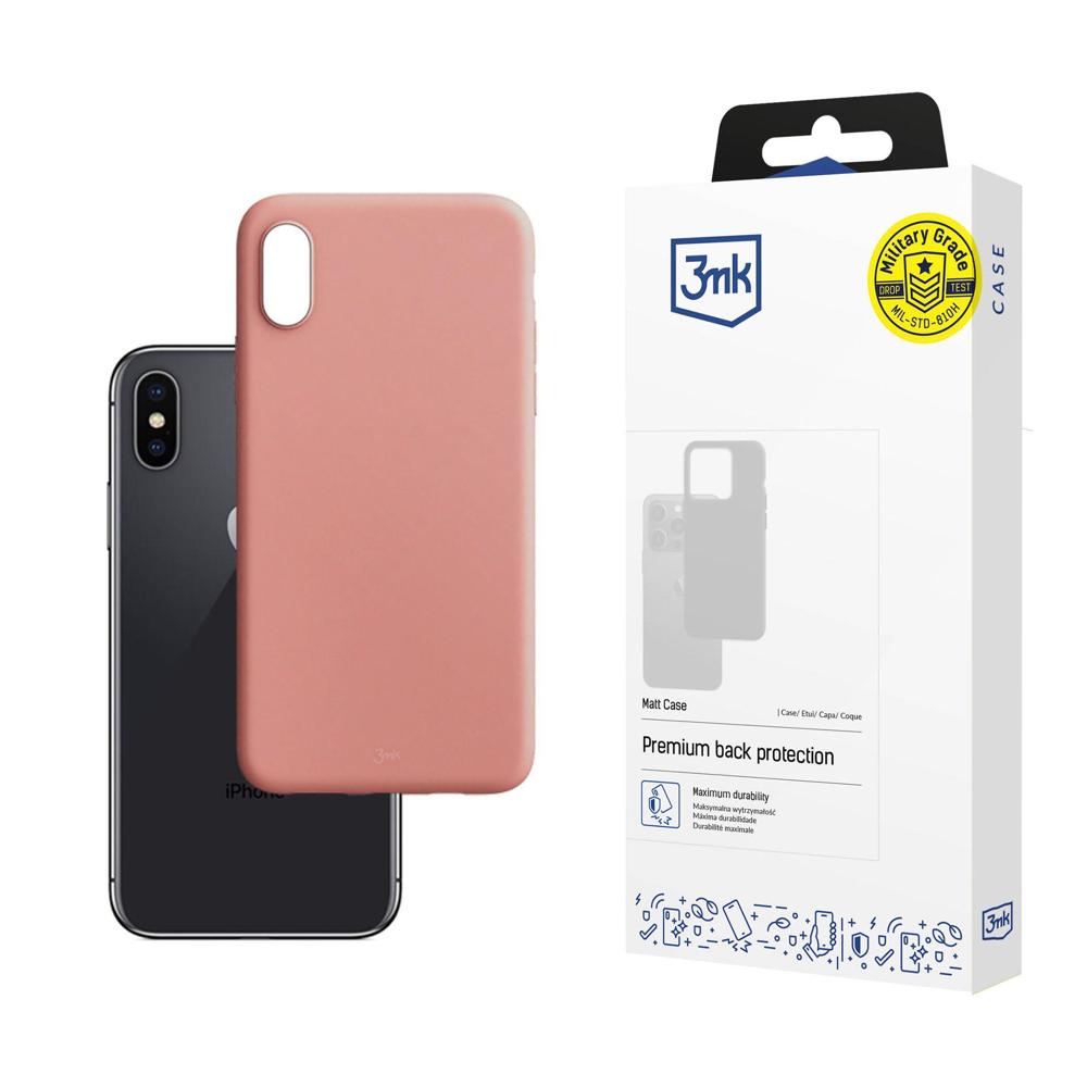 3mk Matt Case for iPhone X / XS - Pink_0