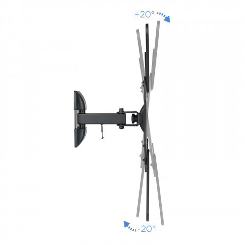 TooQ Soporte Giratorio e Inclinable para Monitor / TV LCD, Plasma de 23â€- 55â€, con Dos Pivotes, Negro_5