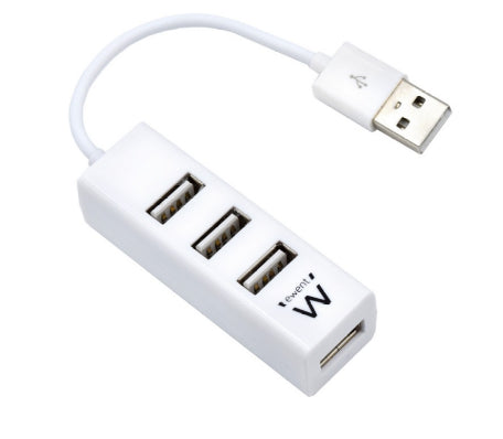 Ewent EW1122 hub de interfaz USB 2.0 Blanco_1
