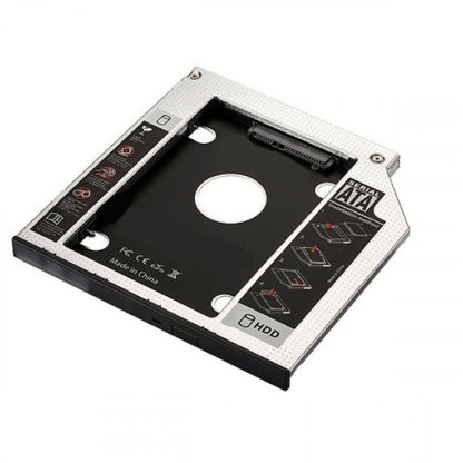 Ewent EW7003 funda para disco duro externo Acrilonitrilo butadieno estireno (ABS), Aluminio Negro, Blanco_1