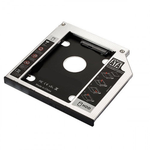 Ewent EW7003 funda para disco duro externo Acrilonitrilo butadieno estireno (ABS), Aluminio Negro, Blanco_1