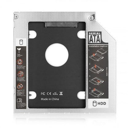 Ewent EW7003 funda para disco duro externo Acrilonitrilo butadieno estireno (ABS), Aluminio Negro, Blanco_3