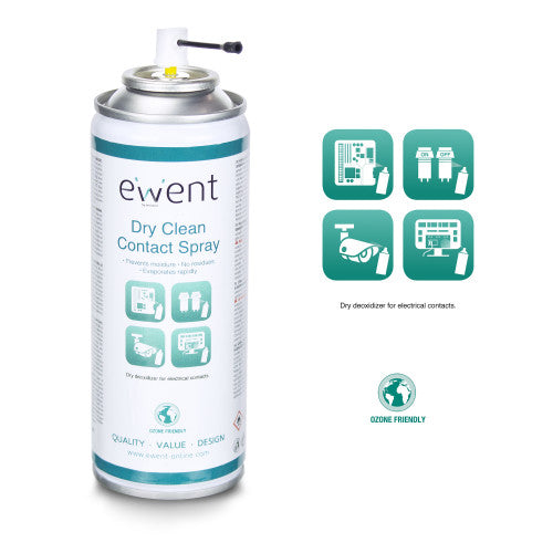 Ewent EW5614 kit de limpieza para computadora Pantallas / PlÃ¡sticos, Universal Espray para limpieza de equipos 200 ml_5