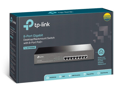 Switch TP-Link TL-SG1008MP 8 Puertos/ RJ-45 10/100/1000 PoE_4