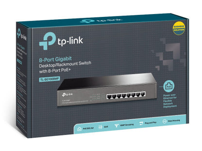 Switch TP-Link TL-SG1008MP 8 Puertos/ RJ-45 10/100/1000 PoE_4