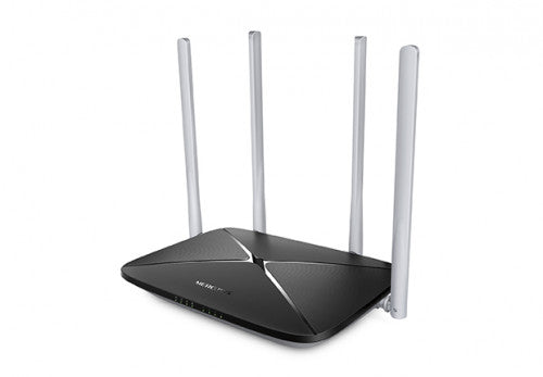 Mercusys AC12 router inalámbrico Ethernet rápido Doble banda (2,4 GHz / 5 GHz) Negro_1