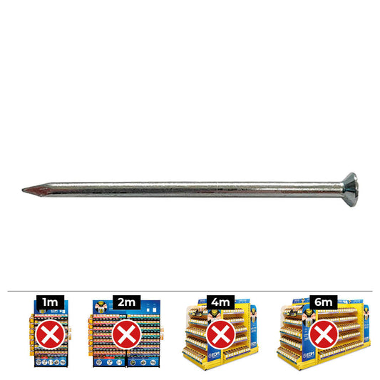 Caixa 500 unid. pontas cp Ã¸2,5x30mm din/ref cpq aÃ§o zincado 92530cpq celo_0