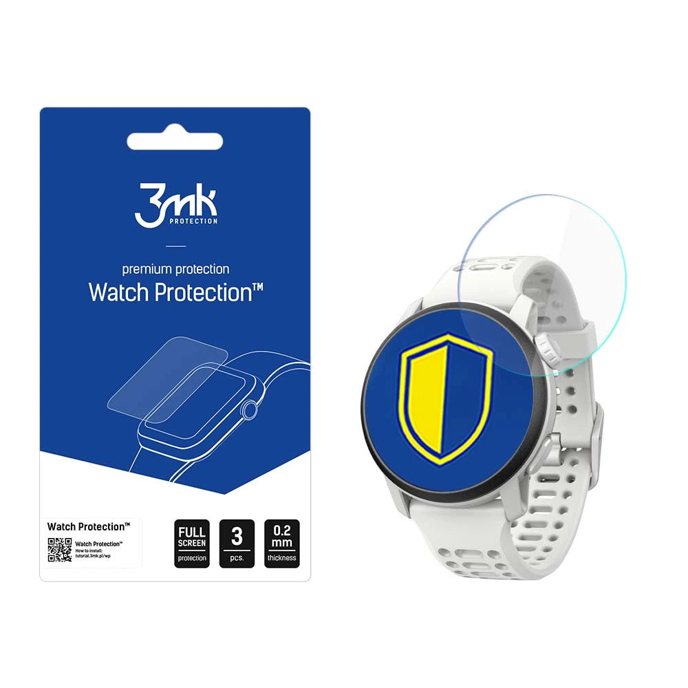 Hybrid glass 3mk Watch Protection FlexibleGlass on Coros Pace 3_0
