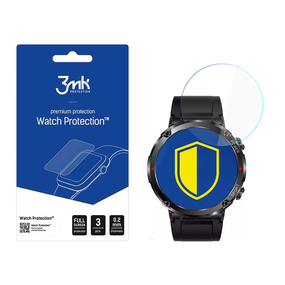 3mk Watch Protection™ v. FlexibleGlass hybrid glass on Rubicon RNCE96_0