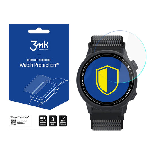 3mk Watch Protection™ v. FlexibleGlass hybrid glass on Coros Pace 2_0