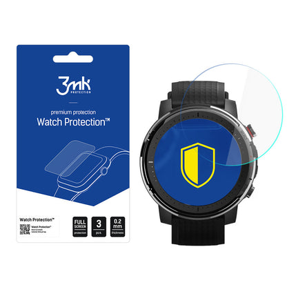 3mk Watch Protection™ v. FlexibleGlass hybrid glass on Xiaomi Amazfit Stratos 3_0