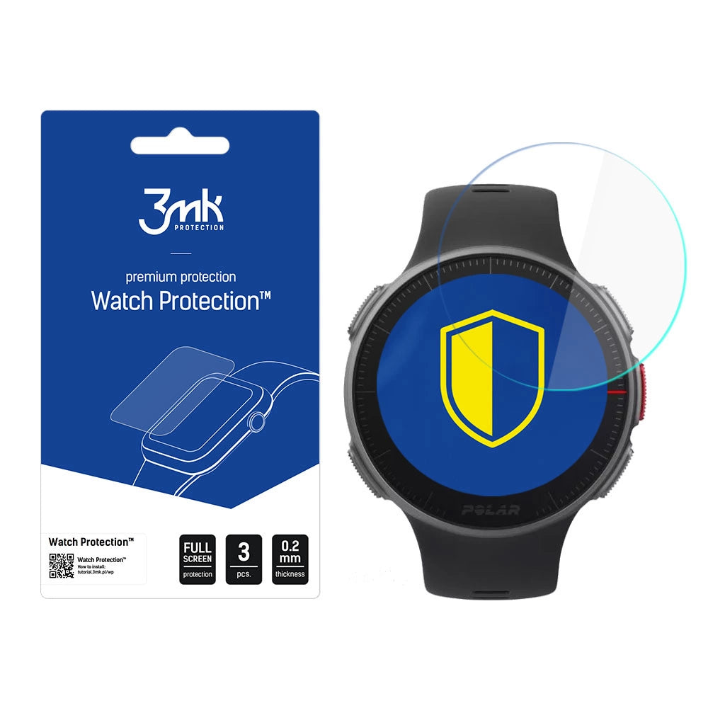Smartwatch Screen Protector Glass 3mk Watch Protection FlexibleGlass for Polar Vantage V_0
