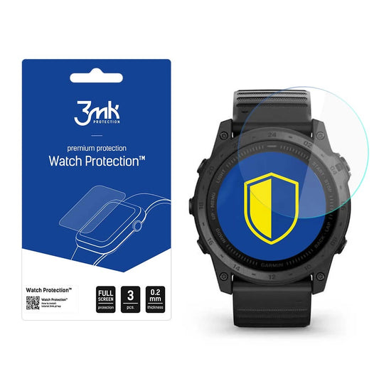 3mk Watch Protection™ v. FlexibleGlass hybrid glass on Garmin Tactix 7_0