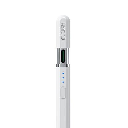 Tech-Protect Digital Magnetic Stylus Pen 3 Magnetic for iPad Tablet - White_3