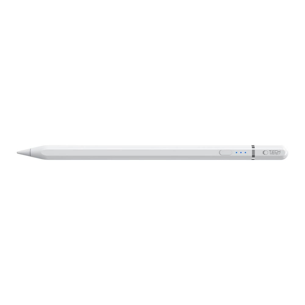 Tech-Protect Digital Magnetic Stylus Pen 3 Magnetic for iPad Tablet - White_4