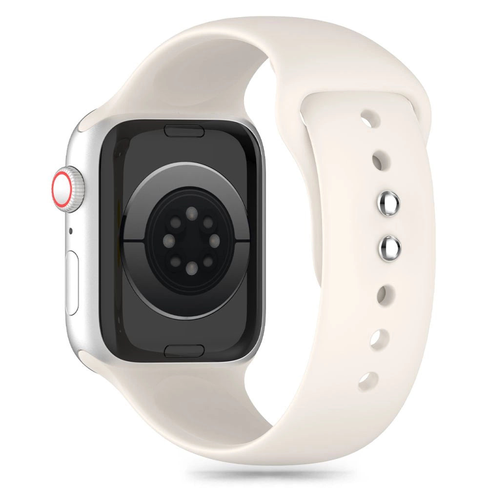 Tech-Protect Silicone Strap for Apple Watch 4 / 5 / 6 / 7 / 8 / 9 / SE (38 / 40 / 41 mm) - Beige_1
