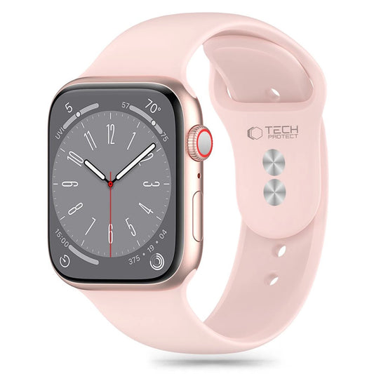 Tech-Protect Silicone Strap for Apple Watch 4 / 5 / 6 / 7 / 8 / 9 / SE (38 / 40 / 41 mm) - Pink_0