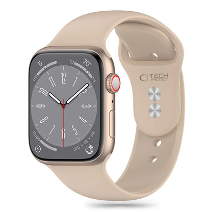Tech-Protect Silicone Strap for Apple Watch 4 / 5 / 6 / 7 / 8 / 9 / SE / Ultra 1 / 2 (42 / 44 / 45 / 49 mm) - Brown_0