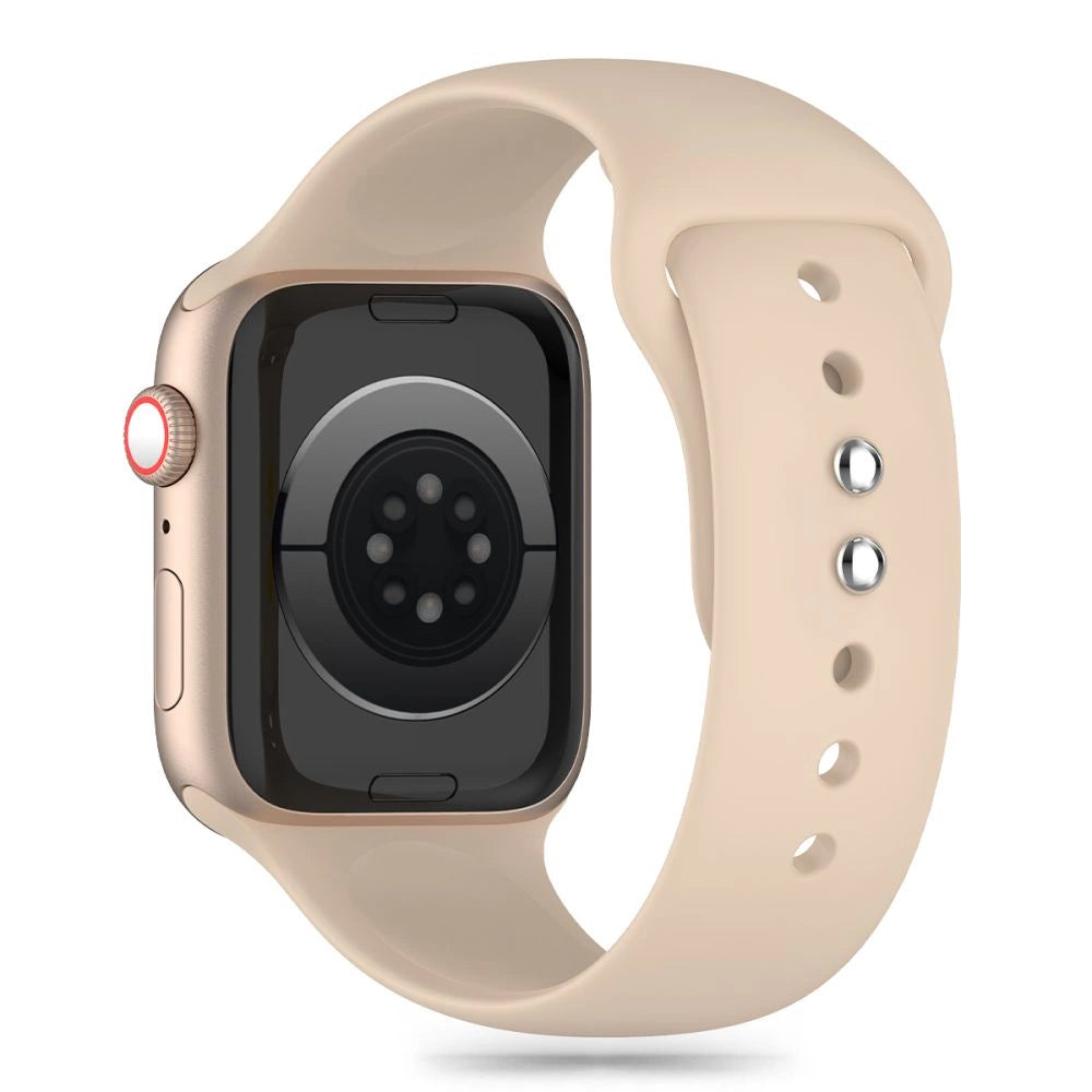 Tech-Protect Silicone Strap for Apple Watch 4 / 5 / 6 / 7 / 8 / 9 / SE / Ultra 1 / 2 (42 / 44 / 45 / 49 mm) - Brown_1
