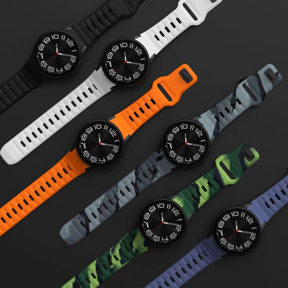 Tech-Protect Silicone Line Strap for Samsung Galaxy Watch 4 / 5 / 5 Pro / 6 / 7 / FE - Black_2