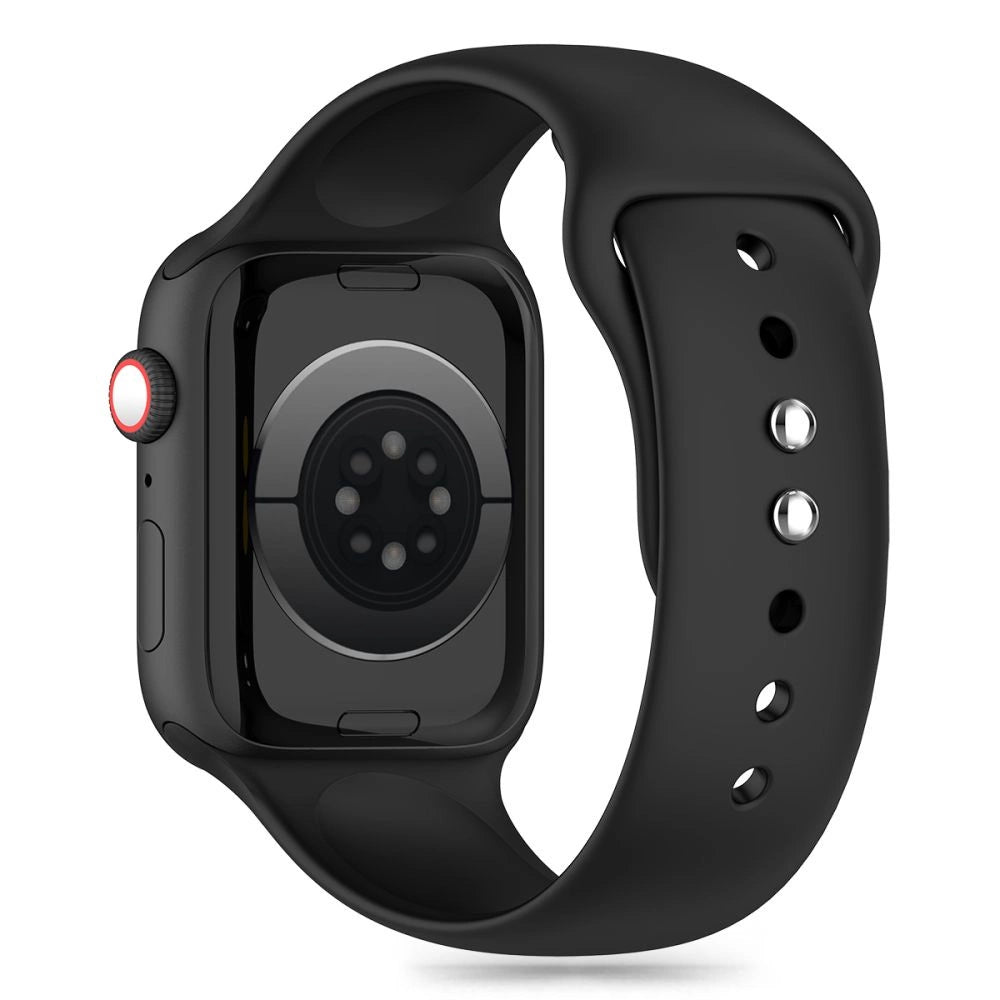 Tech-Protect Silicone Strap for Apple Watch 4 / 5 / 6 / 7 / 8 / 9 / SE / Ultra 1 / 2 (42 / 44 / 45 / 49 mm) - Black_2