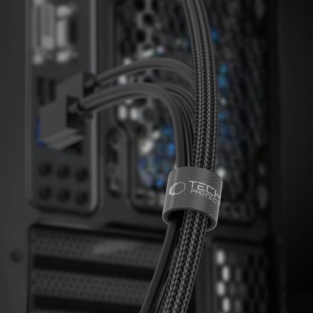 Tech-Protect Velcro Cable Organizer 3m - Black_2