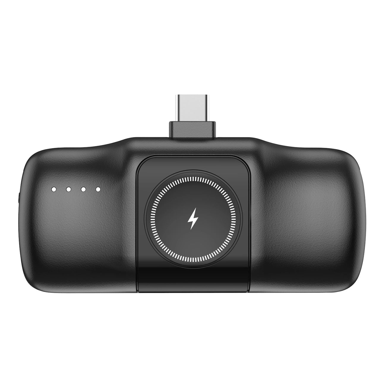 Wozinsky WF16-YCS 5000mAh 15W USB-C Mini Power Bank with Built-in USB-C Cable and Apple Watch Charger - Black_5