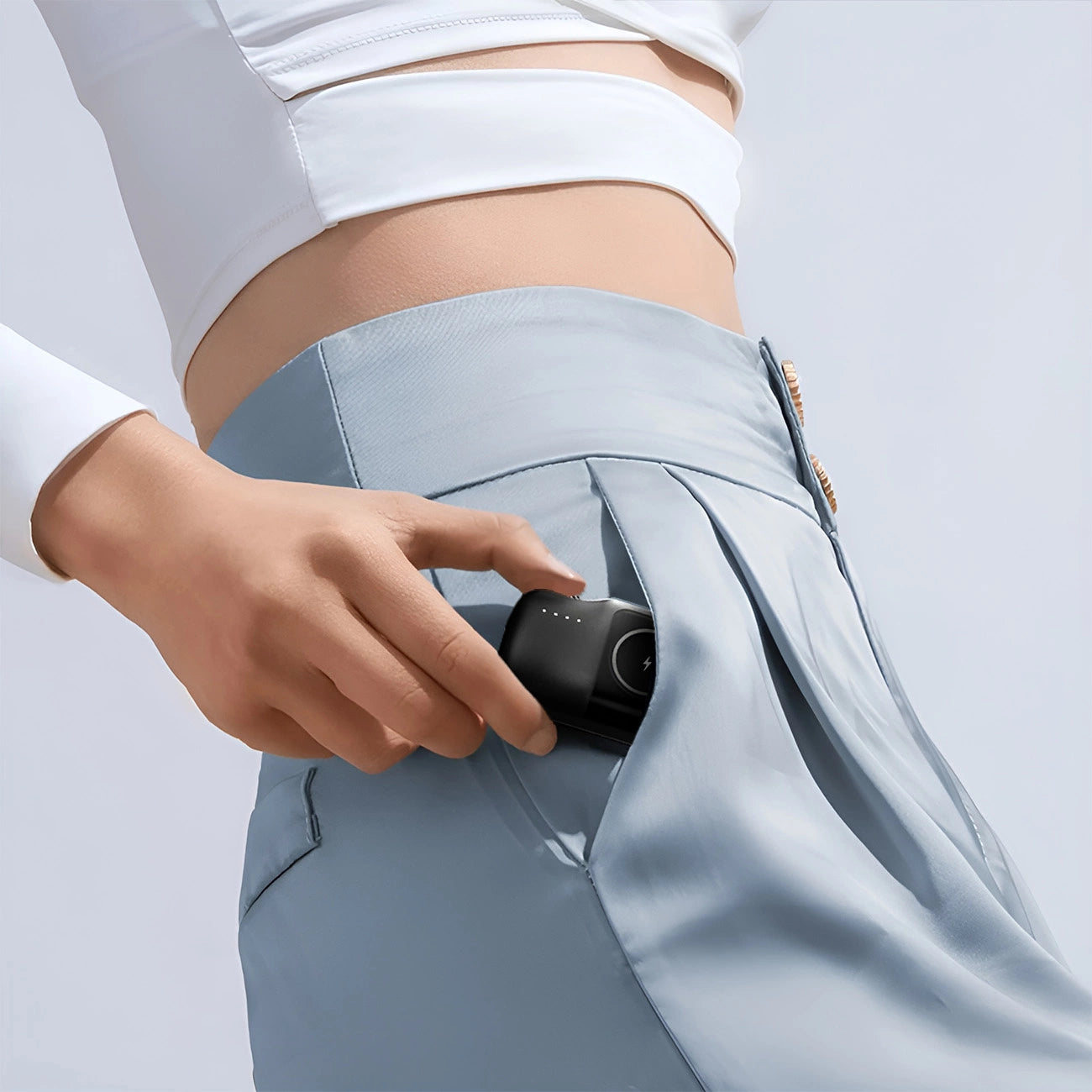 Wozinsky WF16-YCS 5000mAh 15W USB-C Mini Power Bank with Built-in USB-C Cable and Apple Watch Charger - Black_9