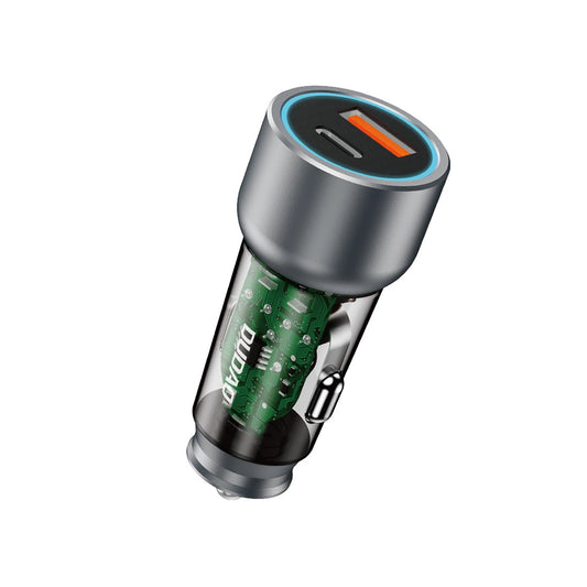 Dudao R4T 30W USB-A / USB-C Car Charger - Gray_0