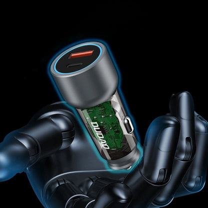 Dudao R4T 30W USB-A / USB-C Car Charger - Gray_2