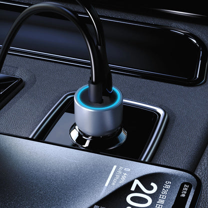 Dudao R4T 30W USB-A / USB-C Car Charger - Gray_5